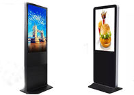 Indoor Self Standing Advertising Board LCD Touch Screen Totem